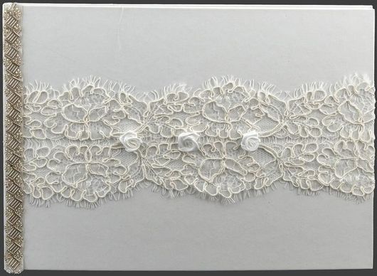 Βιβλίο Ευχών Γάμου La Vista Λευκό 27.5x20.5cm