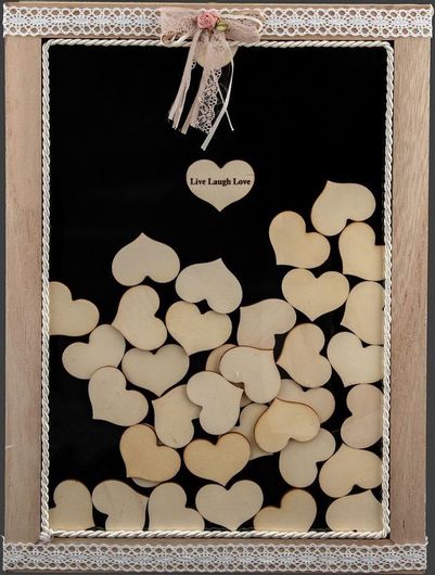 Κάδρο Ευχών Γάμου La Vista Μπεζ 43x31cm