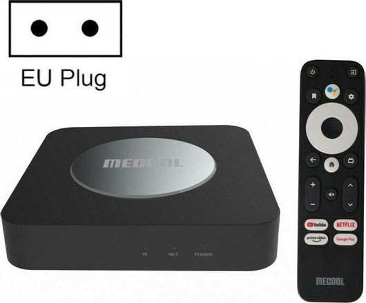 TV Box Mecool KM2 Plus 4K UHD με WiFi USB 2.0 / USB 3.0 2GB RAM & 16GB Αποθηκευτικό Χώρο με Λειτουργικό Android 11.0 & Google Assistant