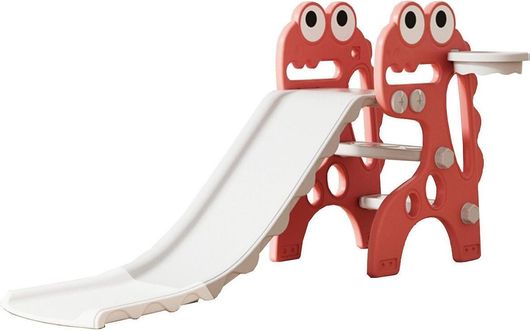 Παιδική Χαρά Bike Toys Τσουλήθρα Frog με Μπασκέτα Κόκκινo