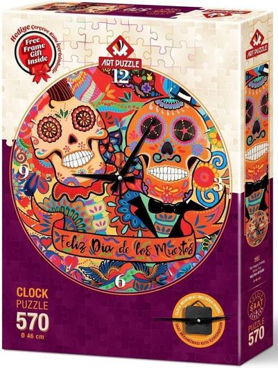 Puzzle Clock 2D 570 Κομμάτια