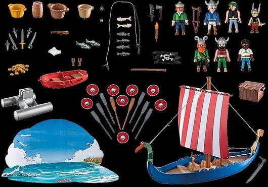 Playmobil Asterix Η Γαλέρα των Πειράτων για 5-99 ετών