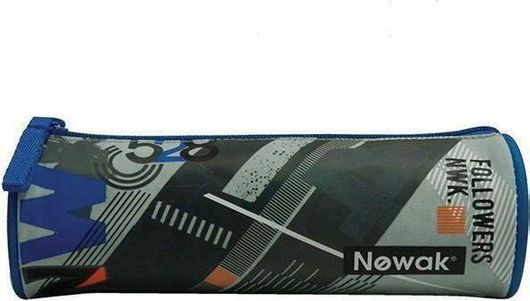 Κασετίνα Bagtrotter Νowak 22x7cm Μπλε / Γκρι