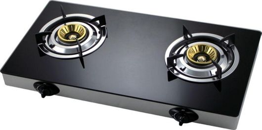 Επιτραπέζια Εστία Bormann Elite BLG8000 Υγραερίου Διπλή Μαύρo