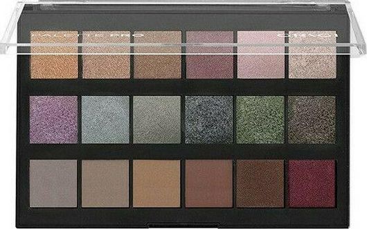 Παλέτα Σκιών Grigi The Metallic Collection 18 in 1 Colours Metallic Palette 20gr