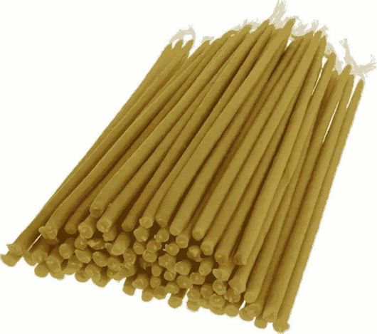 Κεριά Εκκλησιαστικά από Αγνό Μελισσοκέρι No.2 250gr