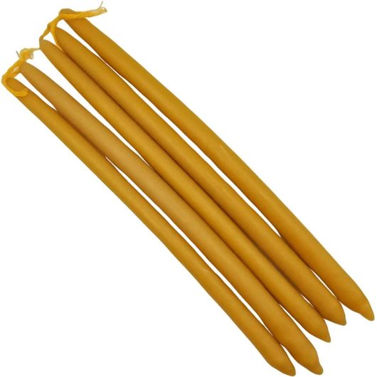 Πασχαλινές Λαμπάδες Επιταφίου Μέγεθος Νο 25 Αγνό Μελισσοκέρι 0.5kg