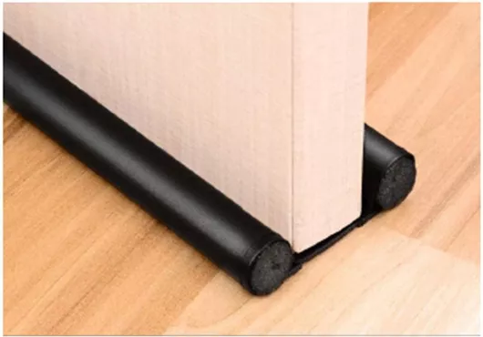 Αεροστόπ Πόρτας Estia 05-8901 Αφρώδες Διπλό Μαύρο 100mx8cm