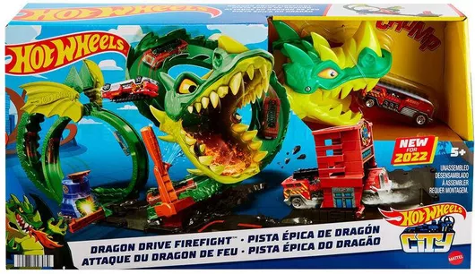 Πίστα Mattel Hot Wheels City Δράκος με Λουπ για 5+ Ετών