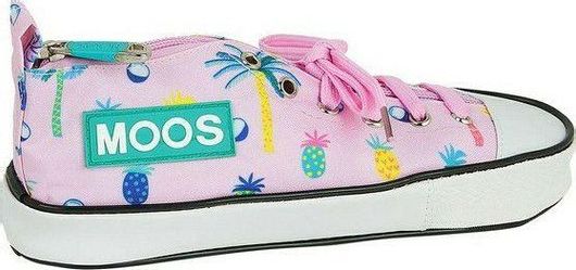 Σχολική Κασετίνα Moos Paradise με 1 Θήκη Ροζ