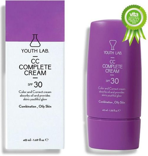 CC Cream Youth Lab / Complete Ενυδατική Ημέρας για Λιπαρές & Μικτές Επιδερμίδες SPF30 40ml
