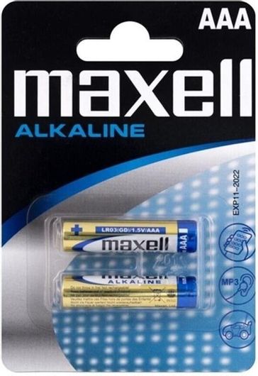 Maxell Αλκαλικές Μπαταρίες AAA 1.5V 2τμχ