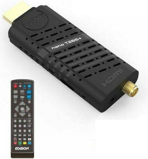 Ψηφιακός Δέκτης Edision Nano T265+ Mpeg-4 Full HD με Λειτουργία PVR με HDMI