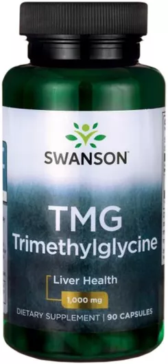 Swanson TMG Trimethylglycine 500mg 90 Κάψουλες Unflavoured