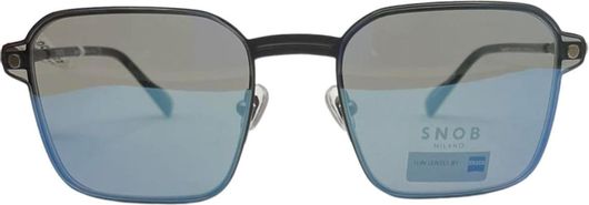 Ανδρικός Σκελετός Γυαλίων Οράσεως Snob Milano 8050714353888 Μεταλλικός Ασημί