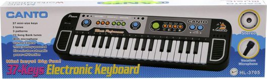 Παιδικό Αρμόνιο από Πλαστικό Λευκό / Μαύρο