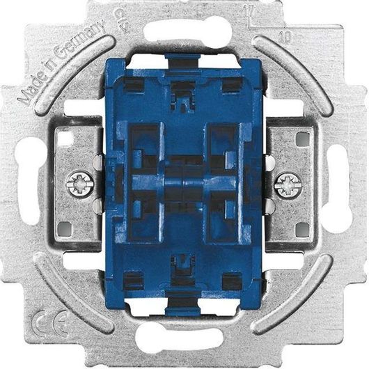 Διακόπτης Τοίχου Abb Χωνευτός για Έλεγχο Φωτισμού Μηχανισμός Διπλός Aller Retour