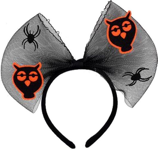 Στέκα Μεταμφίεσης Halloween με Βέλο Μαύρο