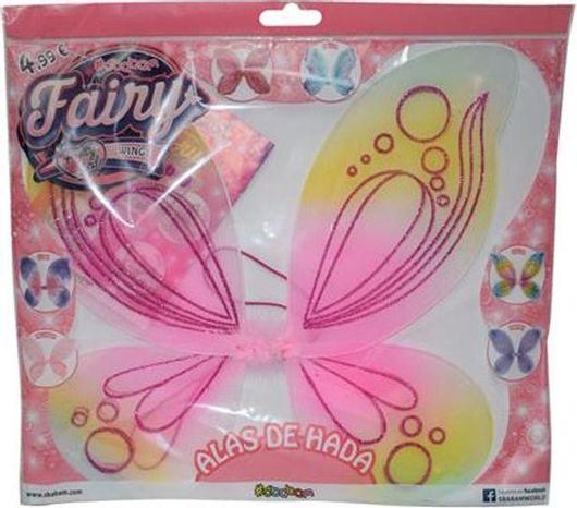 Αποκριάτικο Αξεσουάρ 34386-15-954634 Φτερά Νεράιδας Ροζ