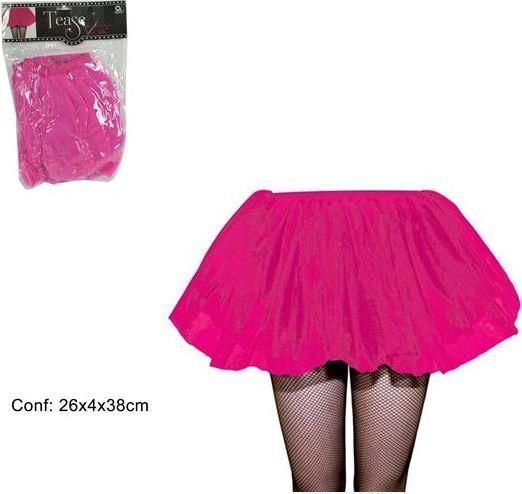 Αποκριάτικη Φούστα Μίνι Ροζ