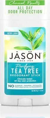 Jason Purifying Tea Tree Φυσικό Αποσμητικό σε Stick Χωρίς Αλουμίνιο 71gr