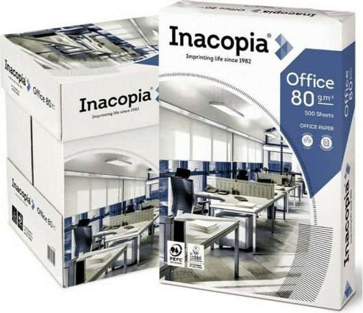 Χαρτί Εκτύπωσης Inacopia Office A4 80gr / m² 5x500 φύλλα