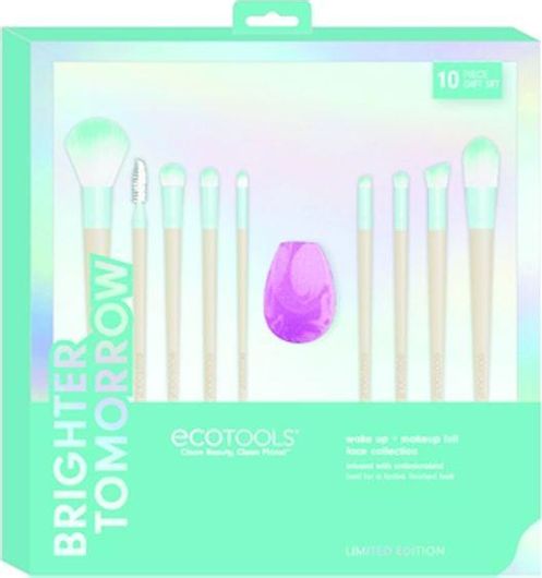 Σετ με Πινέλα & Σφουγγαράκια Μακιγιάζ EcoTools Limited Edition 12 Days of Bliss Advent Calendar 10τμχ
