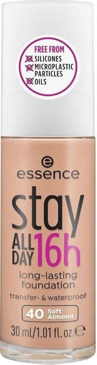 Foundation Essence Stay All Day 16H Waterproof Liquid 40 Soft Almond 30ml