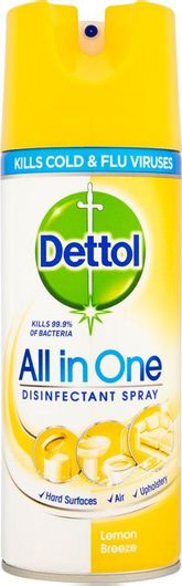 Καθαριστικό Σπρέι Γενικής Χρήσης Dettol All In One με Απολυμαντική Δράση Lemon Breeze 400ml