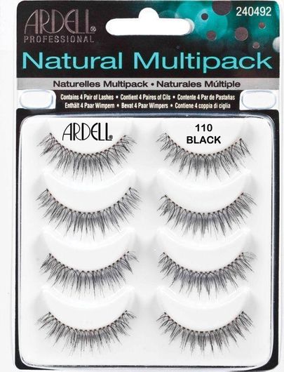 Ardell Natural Ψεύτικες Βλεφαρίδες 110 Black Multipack