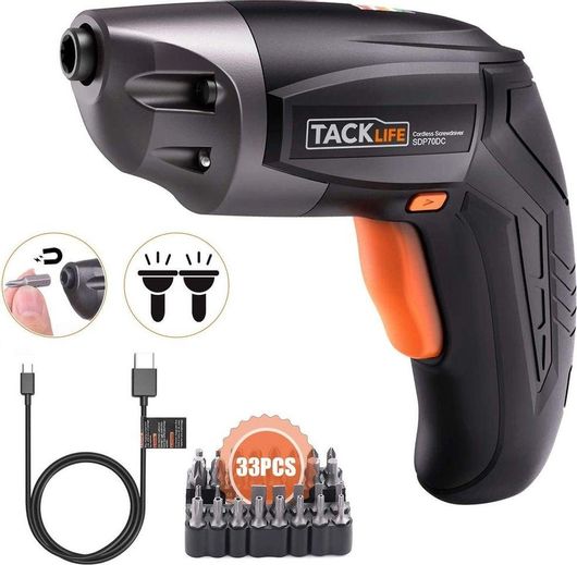 Κατσαβίδι Tacklife SDP70DC Μπαταρίας 1x2Ah