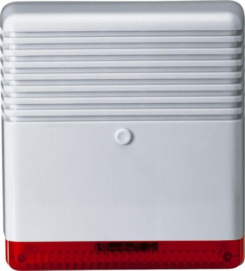 Σειρήνα Συναγερμού Paradox Μπαταρίας Εξωτερικού Χώρου 110dB με Κόκκινο Φως