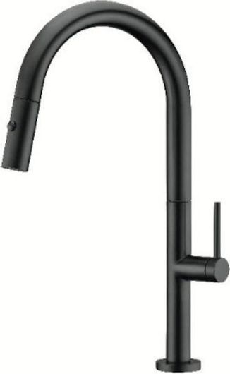 Imex Samoa Ψηλή Μπαταρία Κουζίνας Πάγκου Μαύρη