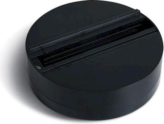 Βάση Φωτιστικού Οροφής Zampelis Lights για Σποτ Ράγας Μαύρο