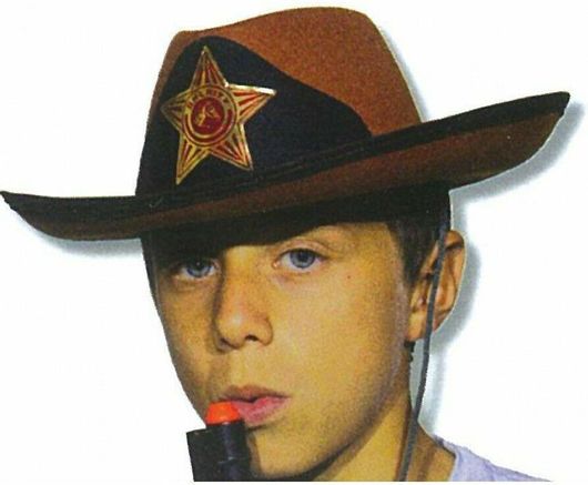 Αποκριάτικο Καπέλο Σερίφη Μαύρο-Καφέ