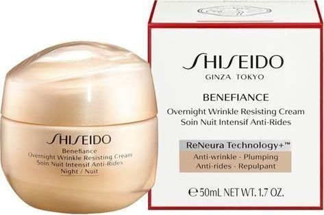 Κρέμα Προσώπου Shiseido Benefiance Νυκτός για Ενυδάτωση & Αντιγήρανση με Υαλουρονικό Οξύ 50ml
