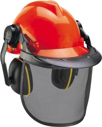 Κράνος Εργοταξίου Einhell 4500480 με Ωτοασπίδες Κόκκινο