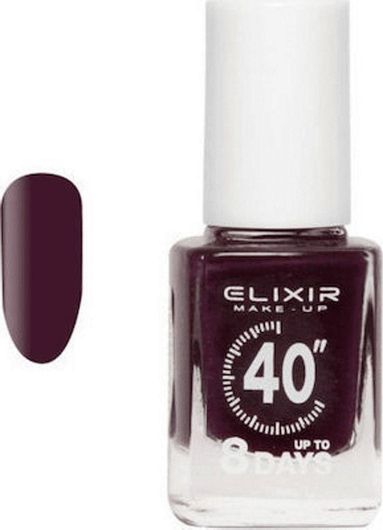 Βερνίκι Νυχιών Elixir 40'' Up To 8 Days Gloss Μακράς Διαρκείας 214 Elixir Μπορντό