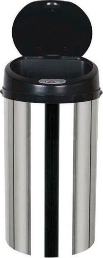 Κάδος Απορριμμάτων Hoppline Μεταλλικός 30lt Inox