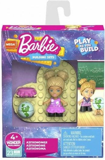 Τουβλάκια Mega Bloks Barbie για 4+ Ετών 25τμχ Τυχαία Επιλογή Σχεδίου