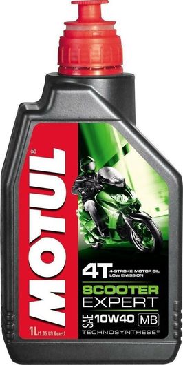 Λάδι Μοτοσυκλέτας Motul Scooter Expert 4Τ MB Συνθετικό για Τετράχρονους Κινητήρες 10W-40 1lt