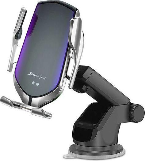 Βάση Κινητού Αυτοκινήτου Smart Sensor R2 με Ρυθμιζόμενα Άγκιστρα & Ασύρματη Φόρτιση