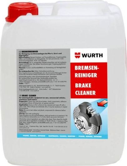 Καθαριστικό Φρένων Wurth 0890108715 5lt