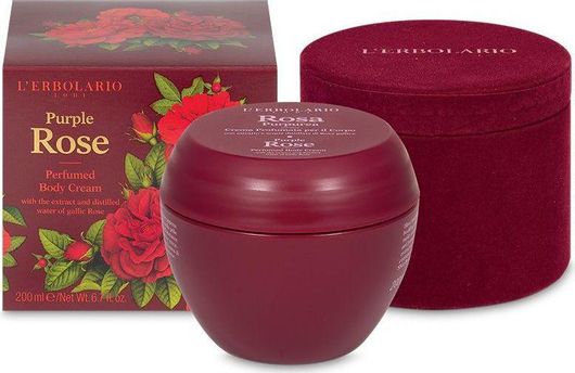 Κρέμα Σώματος L' Erbolario Rosa Purpurea Ενυδατική για Όλες τις Επιδερμίδες 200ml