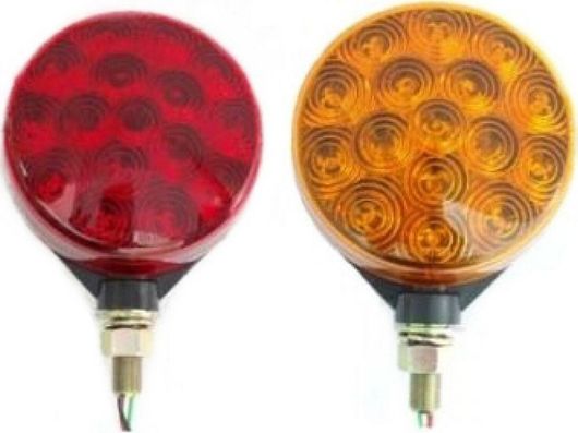 Φώτα Όγκου Φορτηγών LED Τύπου Σκουλαρίκια 24V 2τμχ Κόκκινο / Κίτρινο