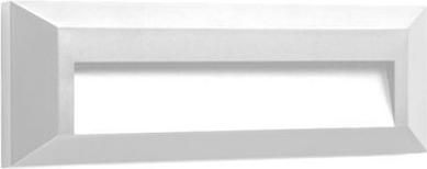 Επιτοίχια Πλαφονιέρα Εξωτερικού Χώρου Spot Light Στεγανή με Ενσωματωμένο LED Λευκό 7792