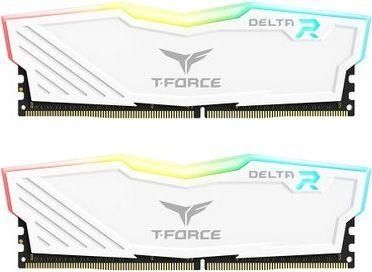 Μνήμη RAM TeamGroup T-Force Delta RGB 16GB DDR4 με 2 Modules 2x8GB & Ταχύτητα 3200 για Desktop