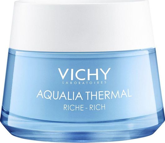 Κρέμα Προσώπου Vichy Aqualia Thermal Rich 48ωρη Ενυδατική για Ξηρές Επιδερμίδες με Υαλουρονικό Οξύ 50ml
