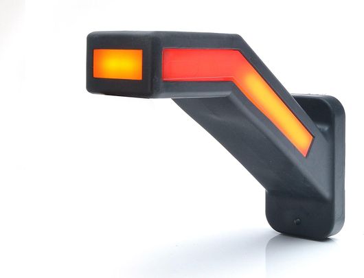 Φως Όγκου Φορτηγών LED Δεξί με Τρεχούμενο Φλας Λευκό / Κόκκινο / Πορτοκαλί