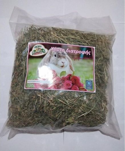 Χόρτο Τρωκτικών Evia Parrots με Τριαντάφυλλο 500gr